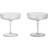 ferm LIVING Ripple Clear Champagne Glass 15cl 2pcs