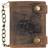 Greenburry Vintage Biker Portrait Truck Wallet - Antique Brown