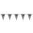 Boland Garlands Halloween Pennant Chain Spider Web Black/Grey