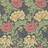 Morris & Co Tapete Chrysanthemum Indigo rosso/giallo/verde