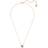 Swarovski Sparkling Dance Round Necklace - Rose Gold/Red/White