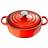 Le Creuset Cerise med lock 3.4 L 24 cm