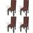 vidaXL 131426 Loose Chair Cover Brown
