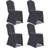 vidaXL 131415 Loose Chair Cover Grey, White
