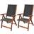 vidaXL 41747 Reclining Chair, Garden Dining Chair