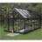 Halls Greenhouses Outrium 9.9m² with Base Aluminium Glas