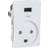 Lauritz Knudsen LK Fuga m/USB 1,5 modul - Hvid