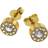 Edblad Thassos Mini Earrings - Gold/Transparent