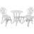 vidaXL 42165 Caféset, 1 Bord inkl. 2 Stolar