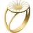 Georg Jensen Daisy Small Ring - Gold/White