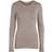 Pieces Long Sleeved Blouse Grey/Dark Grey Melange