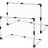 vidaXL Mini Football Goals 91x61cm