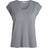 Pieces Glitter T-Shirt - Grey/Light Grey Melange