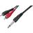 Monacor 2RCA-6.3mm 3m