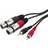 Monacor 2RCA-2XLR M-F 3m