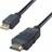 Connekt Gear HDMI - DisplayPort Mini 2m