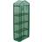 vidaXL Greenhouse with 4 Shelves Rustfrit stål PVC plast