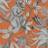 Cole & Son Afrikanische Tapete Savuti von Orange/ Charcoal orange/gris