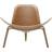 Carl Hansen & Søn CH07 Shell Lounge Chair 74cm