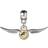 The Carat Shop Harry Potter Golden Snitch Slider Silver Plated Charm - 3.7cm (HP0004)