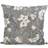 Ceannis Flower Linen Kuddöverdrag Svart (50x50cm)
