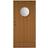 SnickarPer 506G Teak Ytterdörr Klarglas V (100x210cm)
