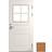 SnickarPer 273G Teak Ytterdörr Klarglas V (90x200cm)