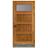 SnickarPer 1002G Raster Teak Ytterdörr Klarglas H (100x200cm)