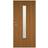 SnickarPer 502G Teak Ytterdörr Klarglas V (100x200cm)