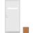 SnickarPer 2130G Teak Ytterdörr Klarglas V (90x210cm)