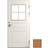 SnickarPer 273G Teak Ytterdörr Klarglas V (90x210cm)