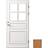 SnickarPer 73G Teak Ytterdörr Klarglas V (90x200cm)