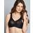 Glamorise Embroidered MagicLift Full Figure Support Bra - Black