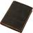 Greenburry Vintage Revival Portrait Leather Wallet - Dark Tobacco Brown