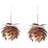 DYBERG LARSEN Pineapple XS Pendant Lamp ∅ 18cm 2pcs
