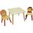 Liberty House Toys Jungle Table & Two Chairs Set