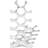 vidaXL 242331 Silver Wine Rack 26x54cm