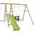 Plum Muriqui Wooden Swing Set with Slide