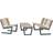 Plus Siesta 196150-12 Caféset, 1 Bord inkl. 2 Stolar