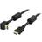 Deltaco HDMI - HDMI High Speed with Ethernet (angled) 5m