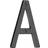 Beslagsboden Villa House Number Oxidized Brass