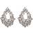 Lily and Rose Alice Earrings - Silver/Transparent