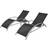 vidaXL 42160 Outdoor Lounge Set, 1 Table incl. 2 Chairs