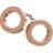 Edblad Monaco Studs Mini - Rose Gold/Transparent