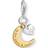 Thomas Sabo Charm Club I Love You To The Moon Heart Charm Pendant - Gold/Silver