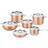 Mepra Toscana Set med lock 12 delar