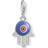 Thomas Sabo Hand Of Fatima Evil Eye Charm - Silver/White/Blue