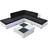vidaXL 41264 Loungeset, 1 Bord inkl. 1 Soffor