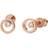 Skagen Elin Earrings - Rose Gold/Transparent