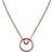 Skagen Elin Necklace - Rose Gold/Transparent